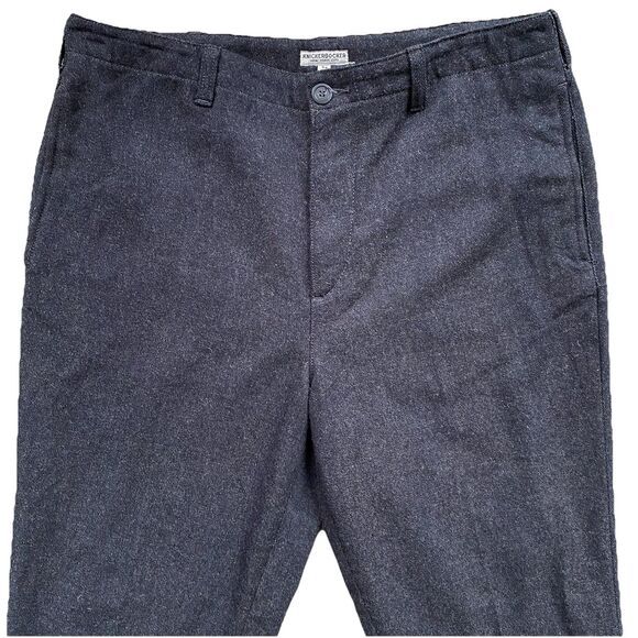Knickerbocker New York City Wool Cotton Pants Trousers 34 34x30 Made in USA Gray - Picture 3 of 7